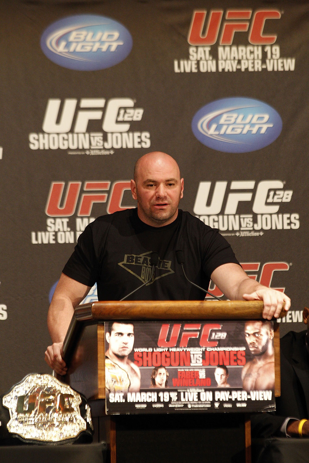 UFC 128: Pre-Fight Press Conference: UFC President Dana White