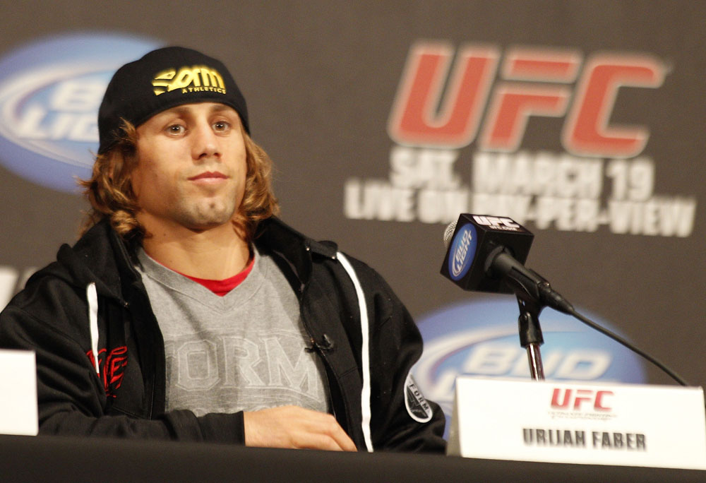 UFC 128: Pre-Fight Press Conference: Urijah Faber