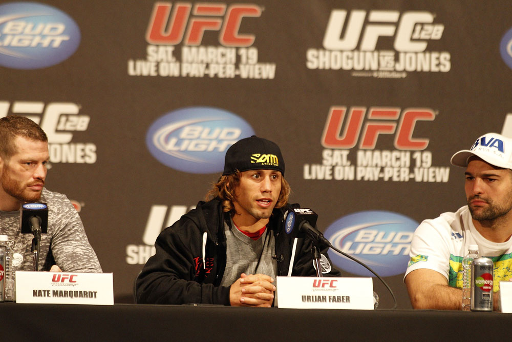 UFC 128: Pre-Fight Press Conference: Nate Marquardt, Urijah Faber and Shogun