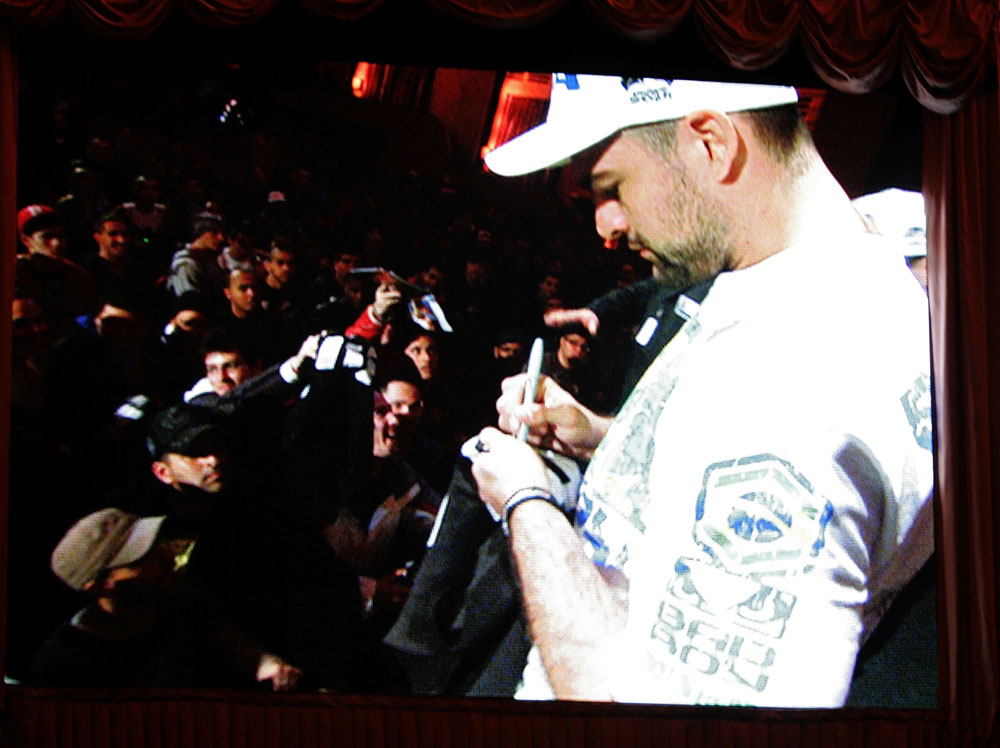UFC 128: Pre-Fight Press Conference: (L-R) Shogun Rua