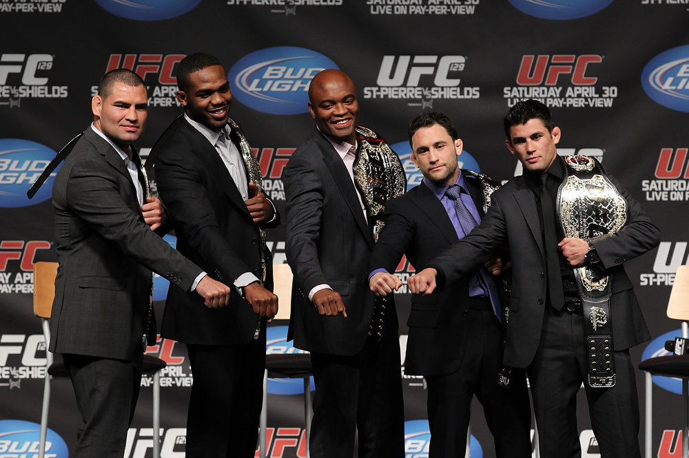 Cain Velasquez, Jon Jones, Anderson Silva, Frankie Edgar & Dominick Cruz