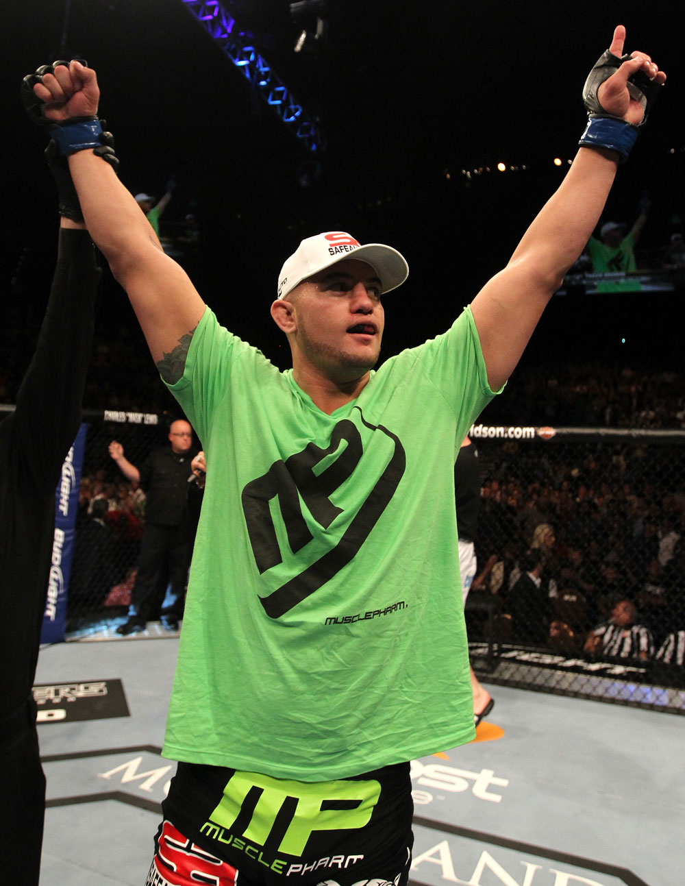 UFC 130: Travis Browne celebrates his win