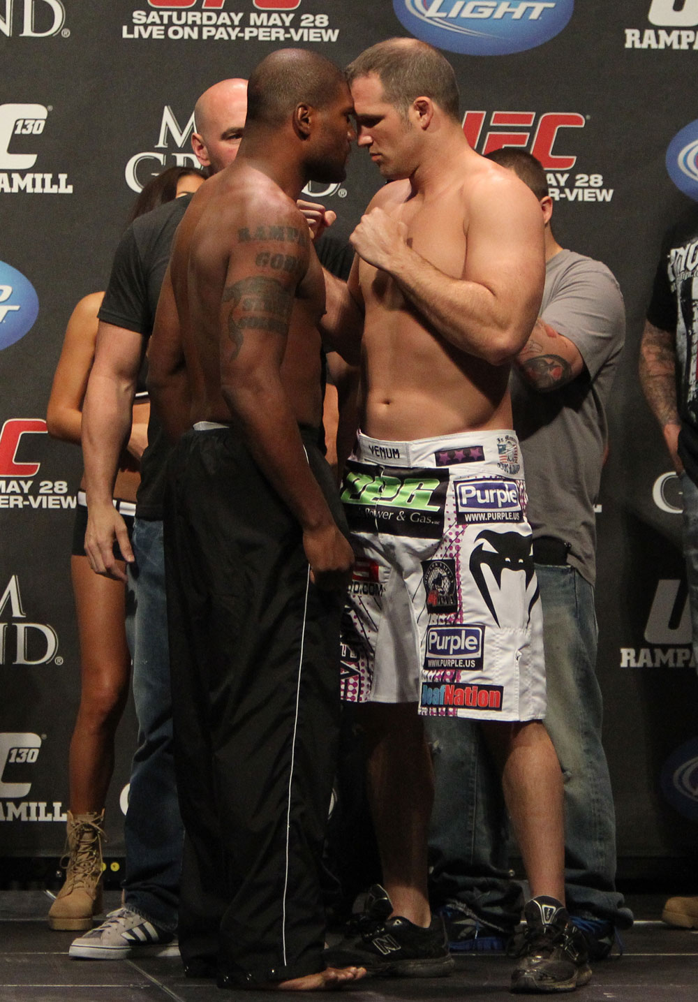 UFC 130 Weigh-ins: Rampage Jackson vs. Matt Hamill