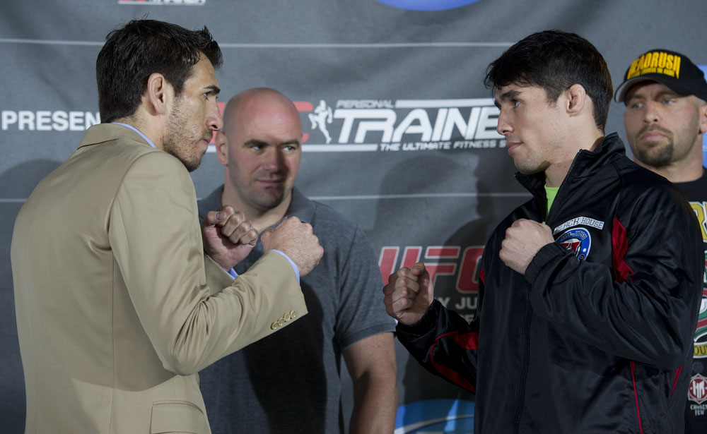 Dana White, Kenny Florian, Diego Nunes & Shane Carwin