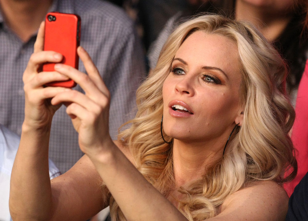 Actress and model Jenny McCarthy in attendance at UFC 132.