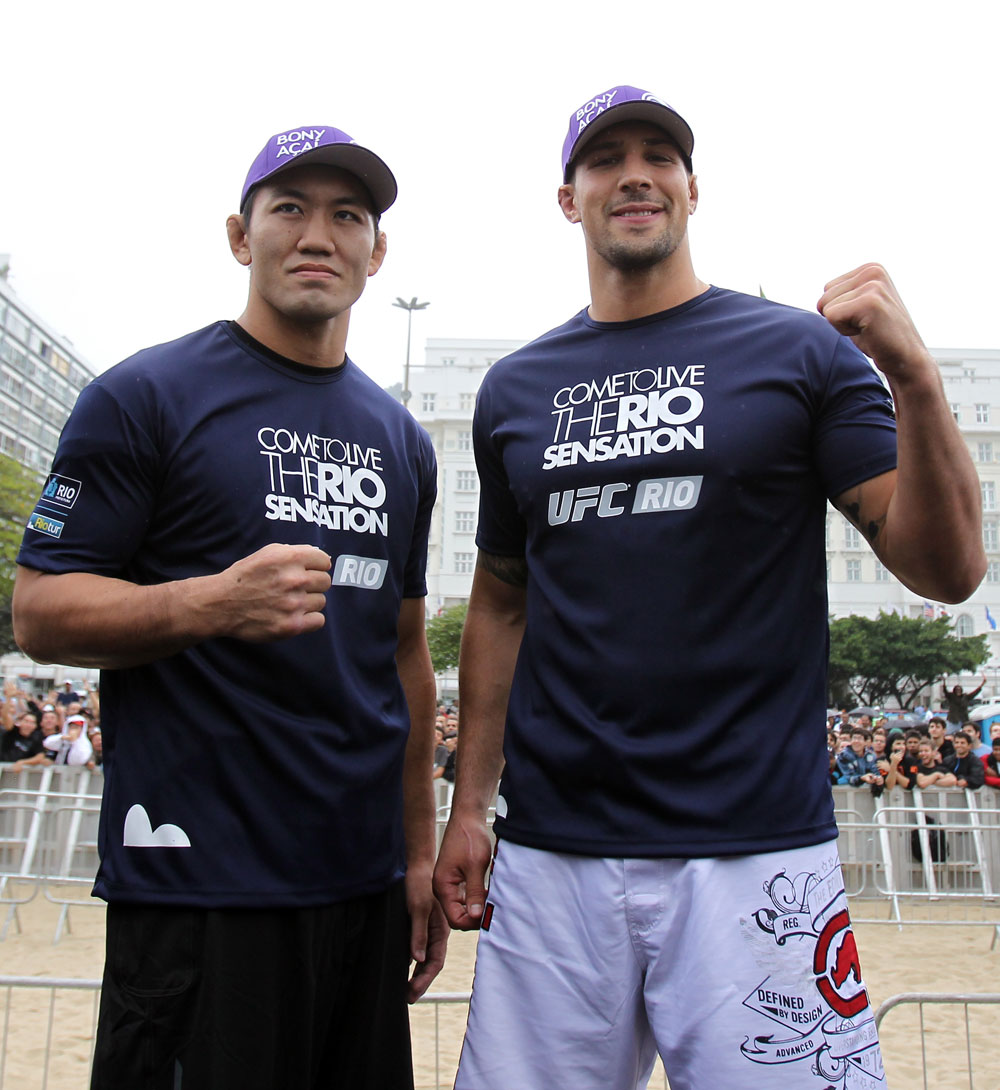 Yushin Okami & Brendan Schaub