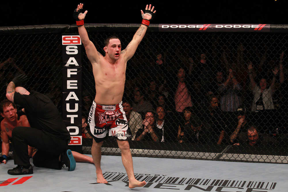 Frankie Edgar after his win over Gray Maynard