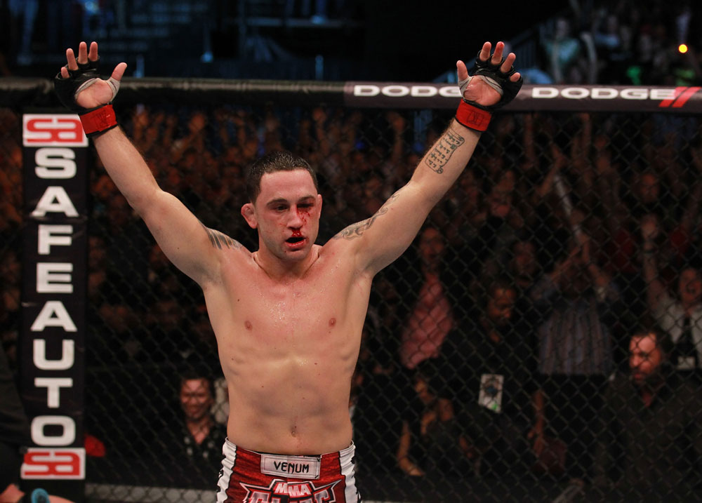Frankie Edgar after his win over Gray Maynard