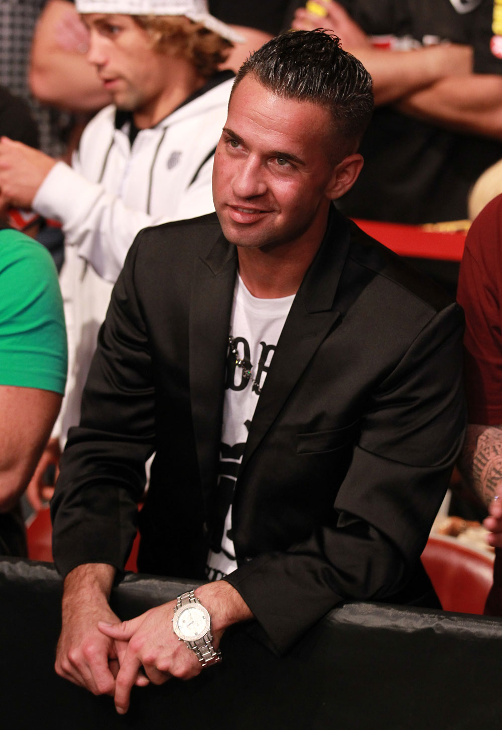 TV Personality Mike "The Situation" Sorrentino attends the UFC 136 event