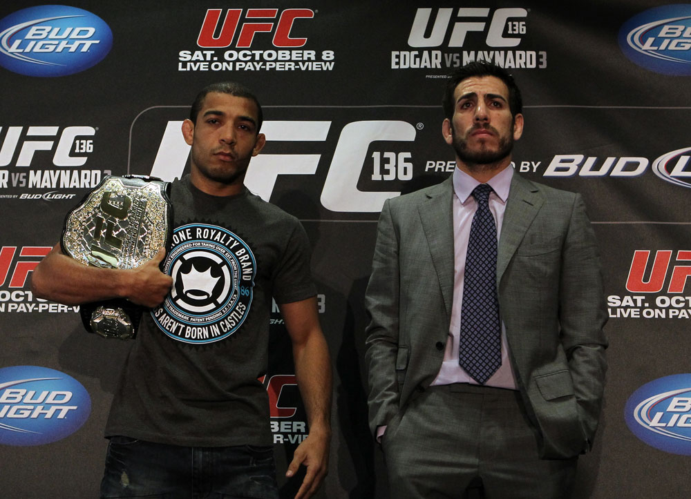 Jose Aldo and Kenny Florian