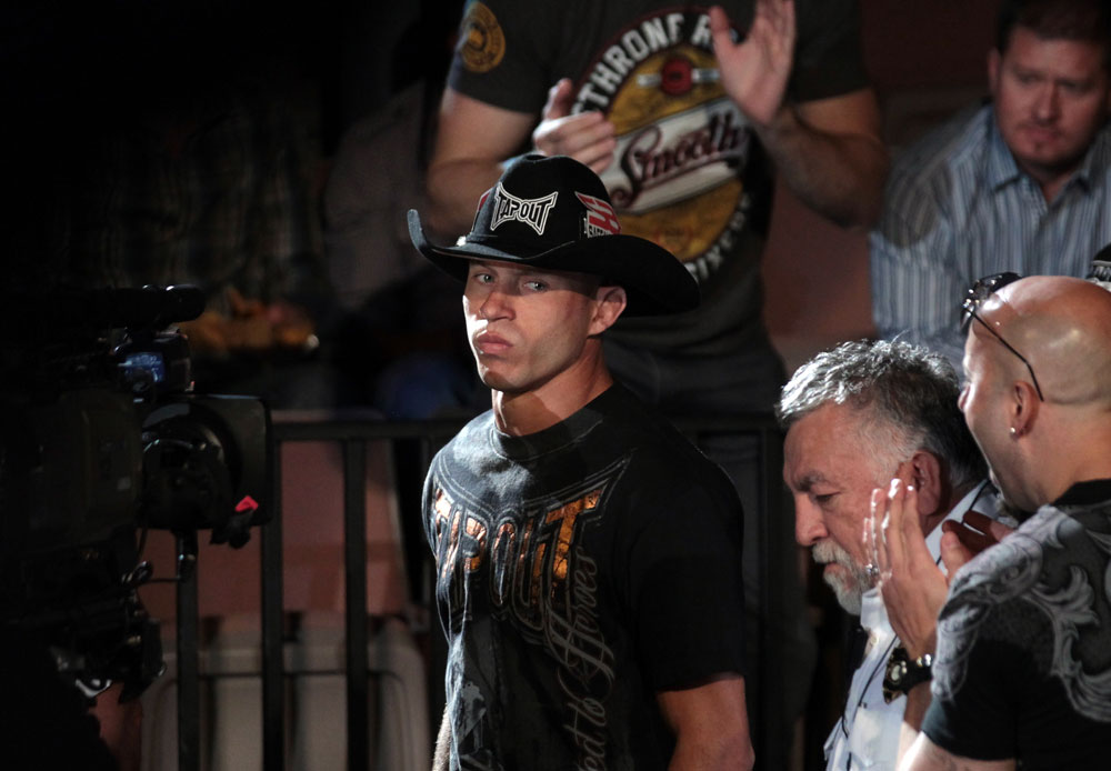 Donald "Cowboy" Cerrone enters the arena