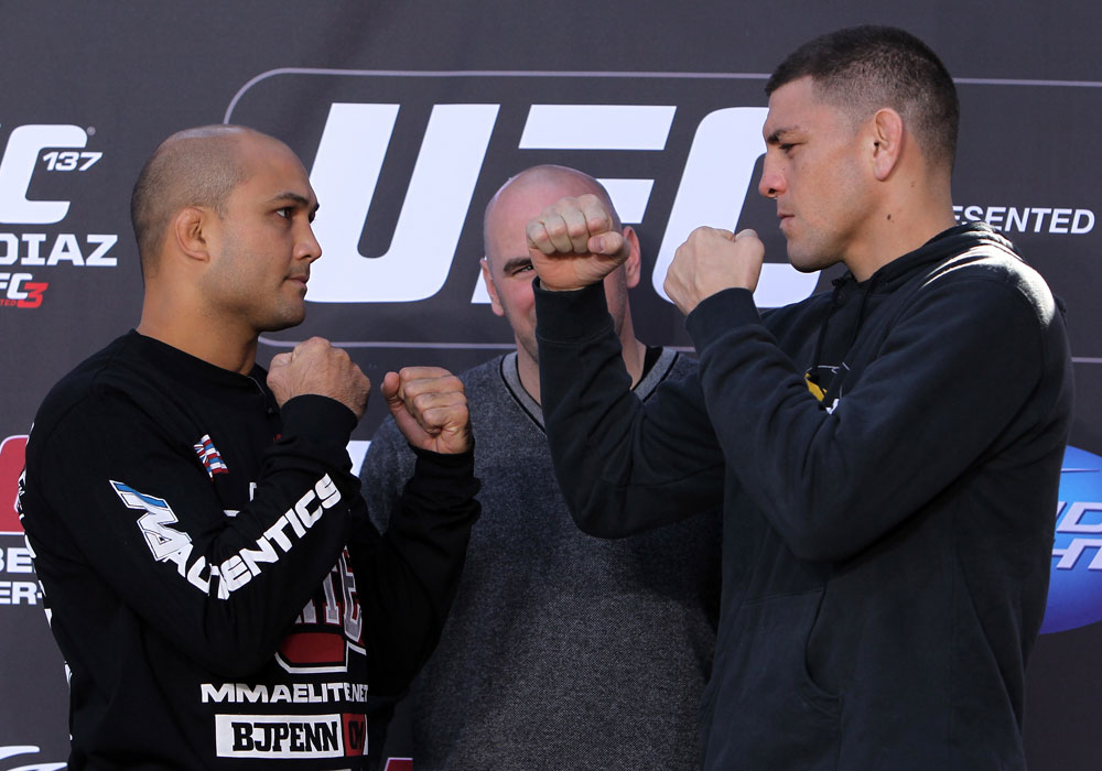 BJ Penn vs Nick Diaz