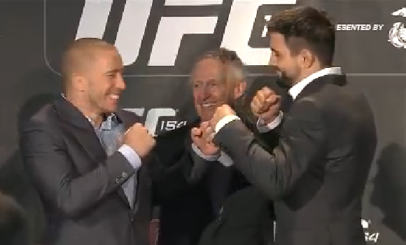 GSP y Condit en su primer cara a cara para anunciar el evento