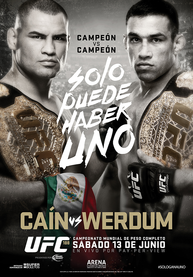 UFC 188 Ca��n vs Werdum el 13 de Junio en M��xico | UFC �� - News