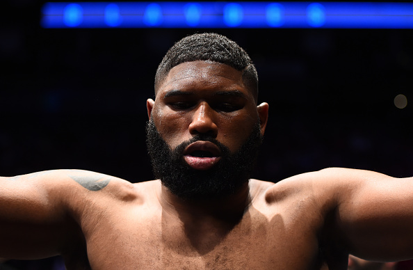 HOUSTON, TX - FEBRUARY 04: Curtis Blaydes prepares to enter the Octagon before facing Adam Milstead in their heavyweight bout during the UFC Fight Night event at the Toyota Center on February 4, 2017 in Houston, Texas. (Photo by Jeff Bottari/Zuffa LLC)