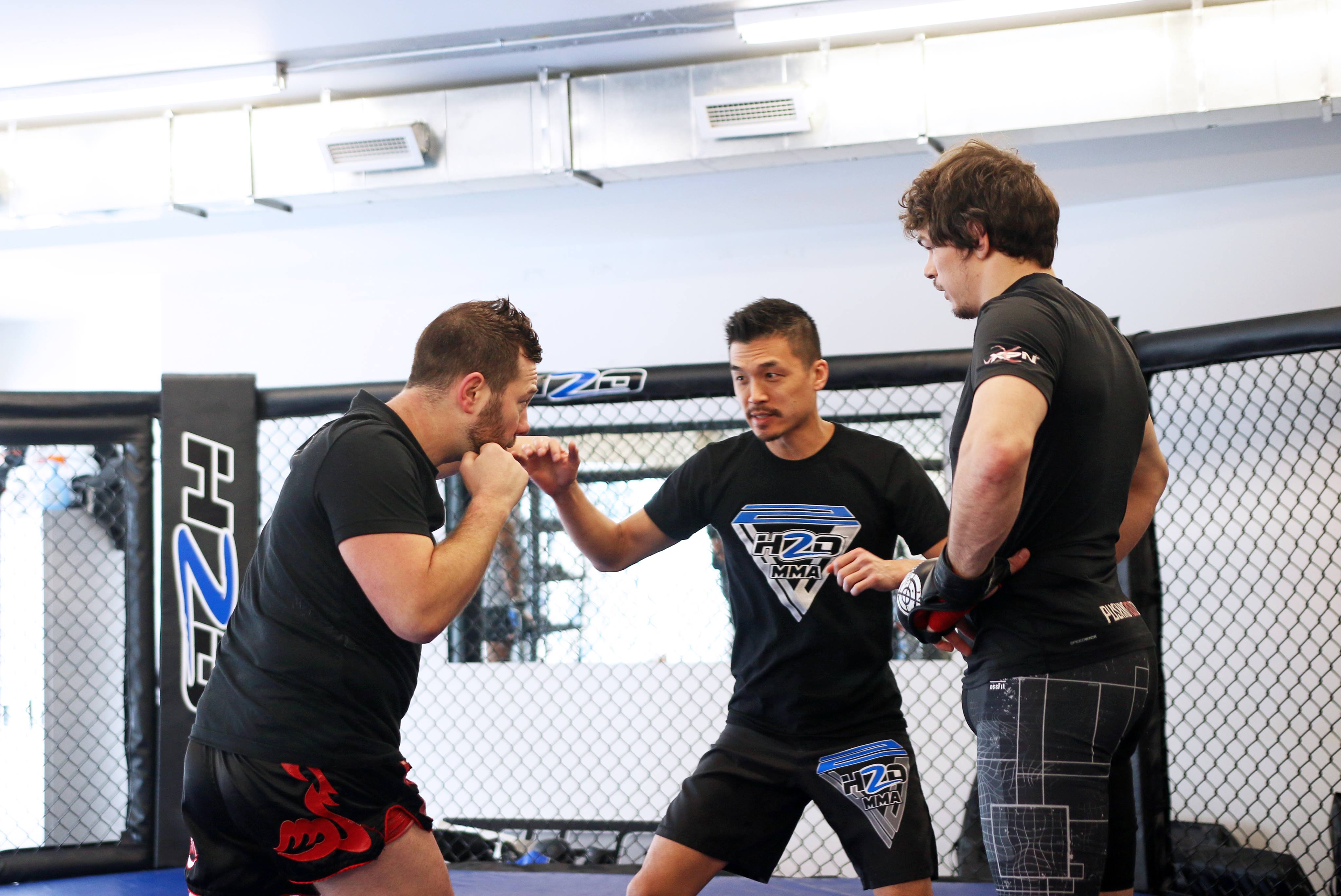 Olivier Aubin-Mercier at H20MMA on March 23rd in Montreal, Quebec. (Photo by Richard Ho, H20 MMA and Olivier Aubin-Mercier head coach)