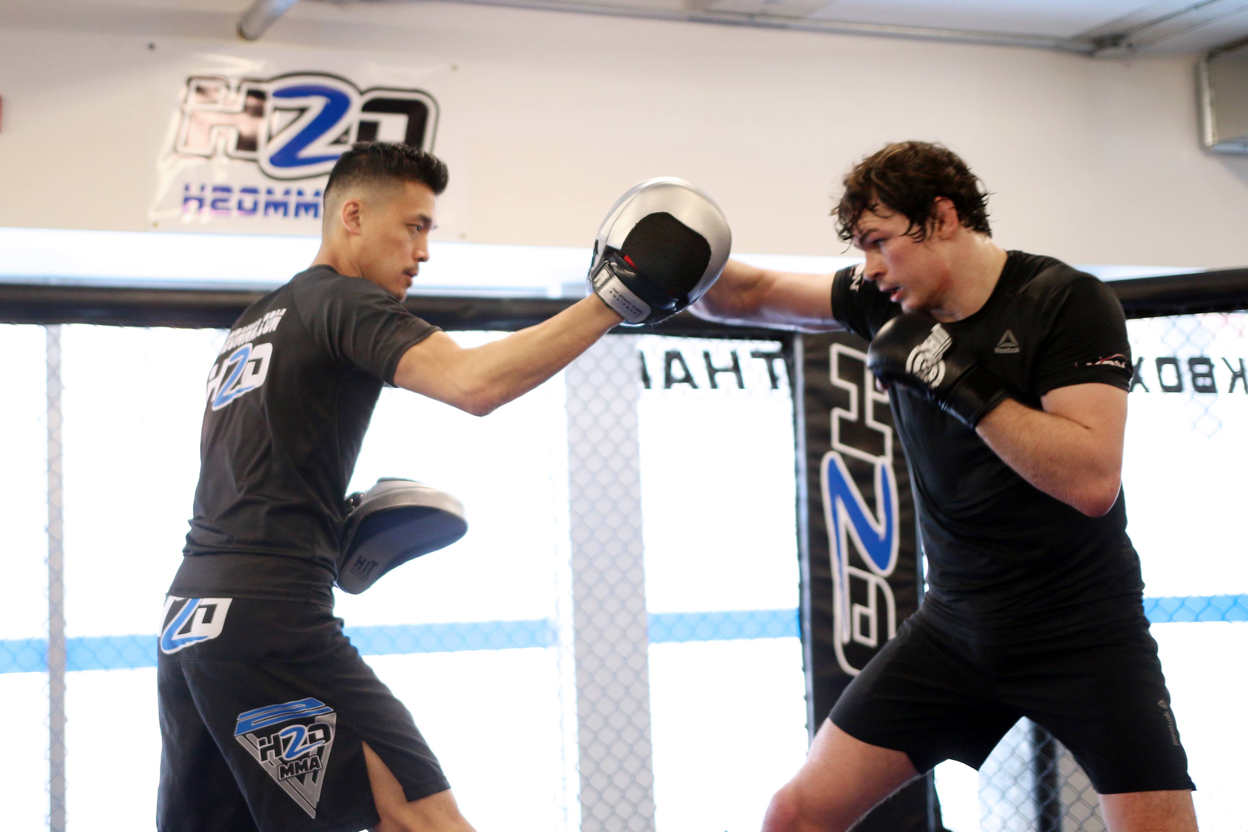 Olivier Aubin-Mercier at H20MMA on March 23rd in Montreal, Quebec. (Photo by Richard Ho, H20 MMA and Olivier Aubin-Mercier head coach)