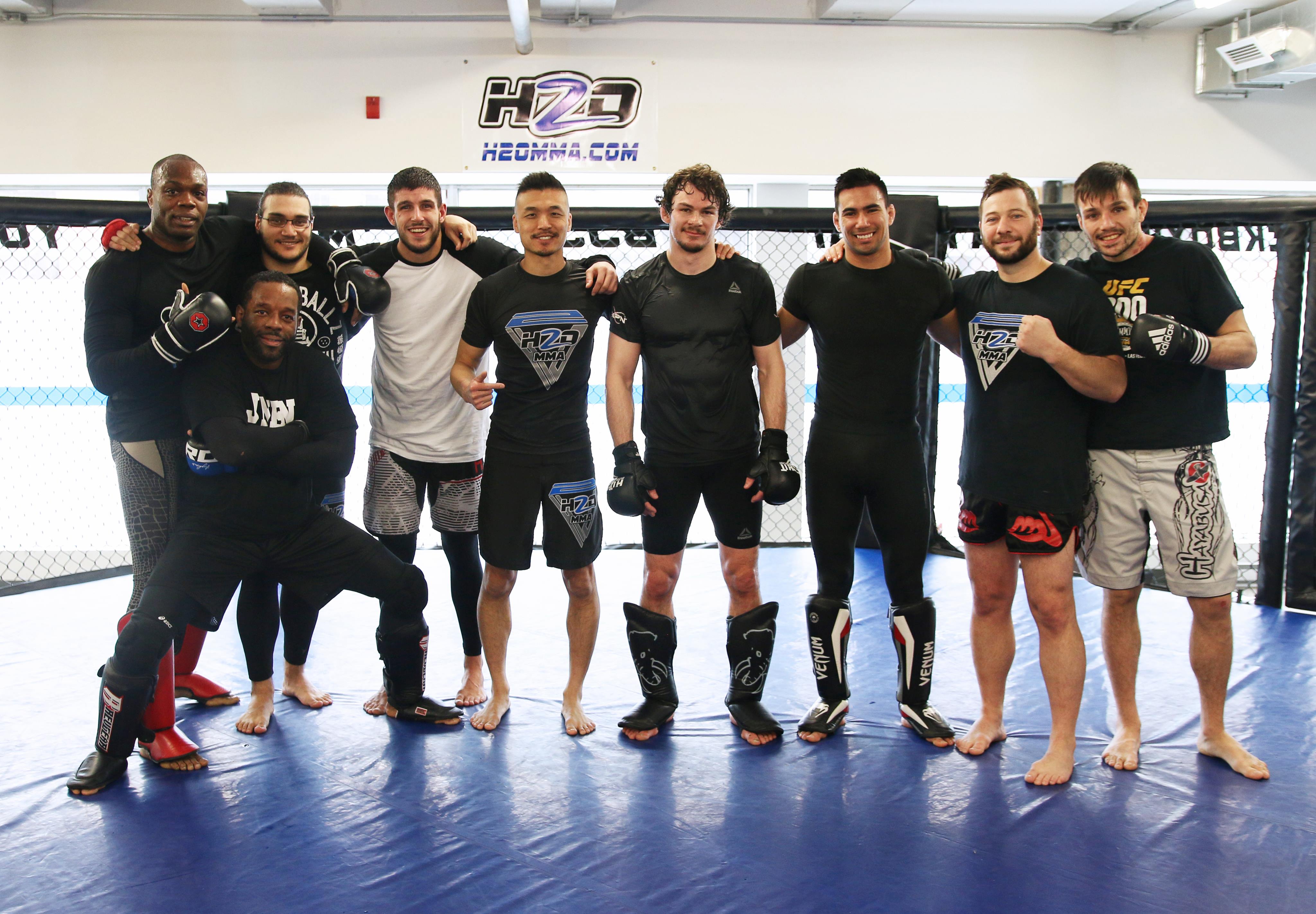 Olivier Aubin-Mercier at H20MMA on March 23rd in Montreal, Quebec. (Photo by Richard Ho, H20 MMA and Olivier Aubin-Mercier head coach)