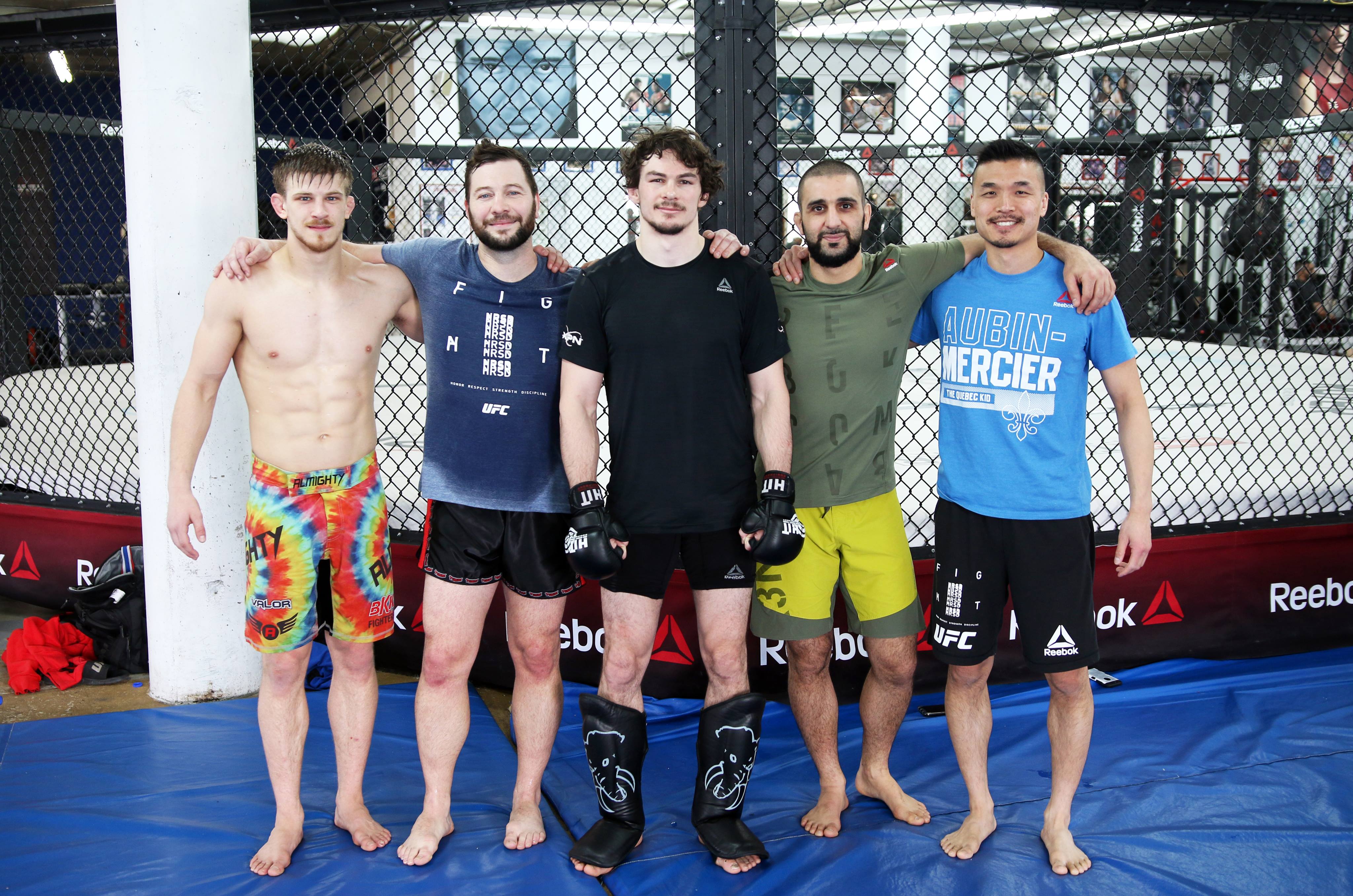 Olivier Aubin-Mercier at Tristar on April 3rd in Montreal, Quebec. (Photo by Richard Ho, H20 MMA and Olivier Aubin-Mercier head coach)