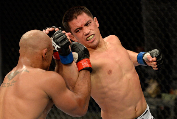 Cariaso slips in an uppercut Cariaso slips in an uppercut