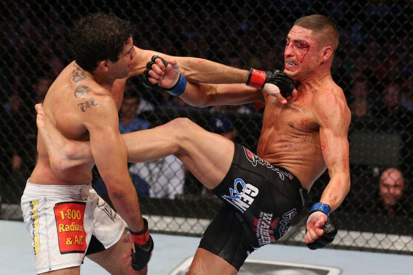 Melendez and Sanchez traded shots all night Melendez and Sanchez traded shots all night