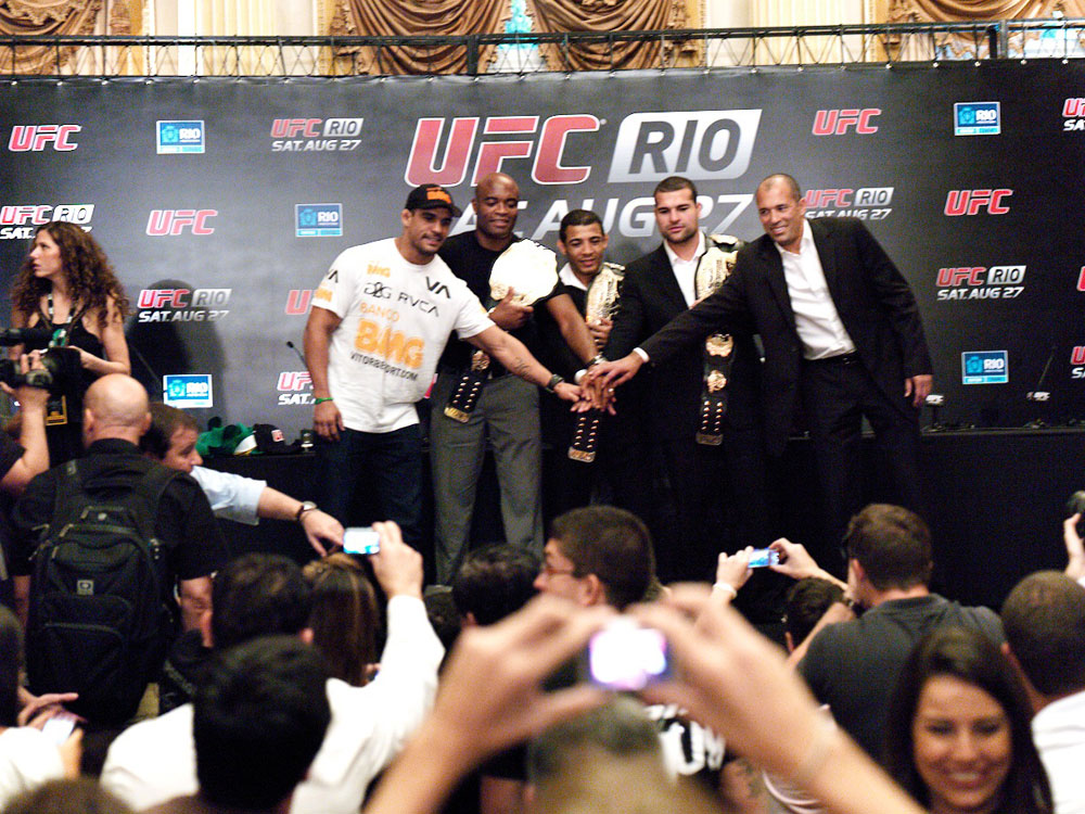Vitor Belfort, Anderson Silva, Jose Aldo, Shogun Rua & Royce Gracie
