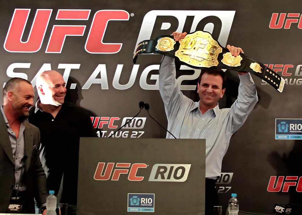 Lorenzo Fertitta, Dana White & Eduardo Paes