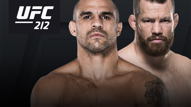 Vitor Belfort returns to Rio de Janeiro for UFC 212 to take on <a href='../fighter/Nate-Marquardt'>Nate Marquardt</a>