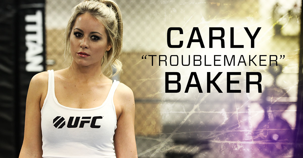 Carly “troublemaker” Baker From Octagon Girl To Ufc Debutante Ufc 8990