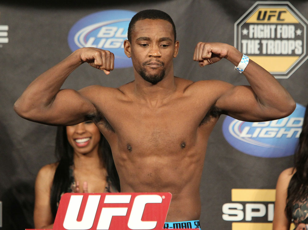 UFC Fight for the Troops Weigh in: Yves Edwards
