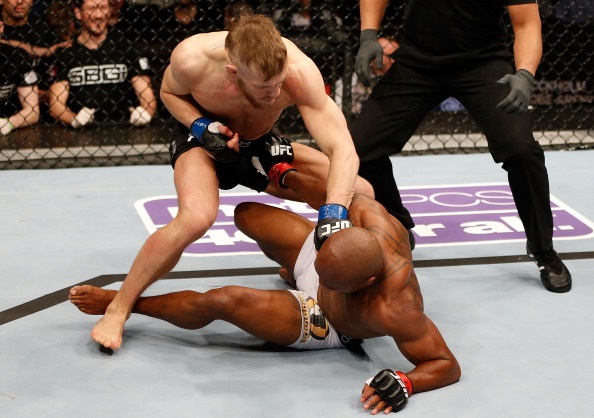 McGregor punches Marcus Brimage McGregor punches Marcus Brimage