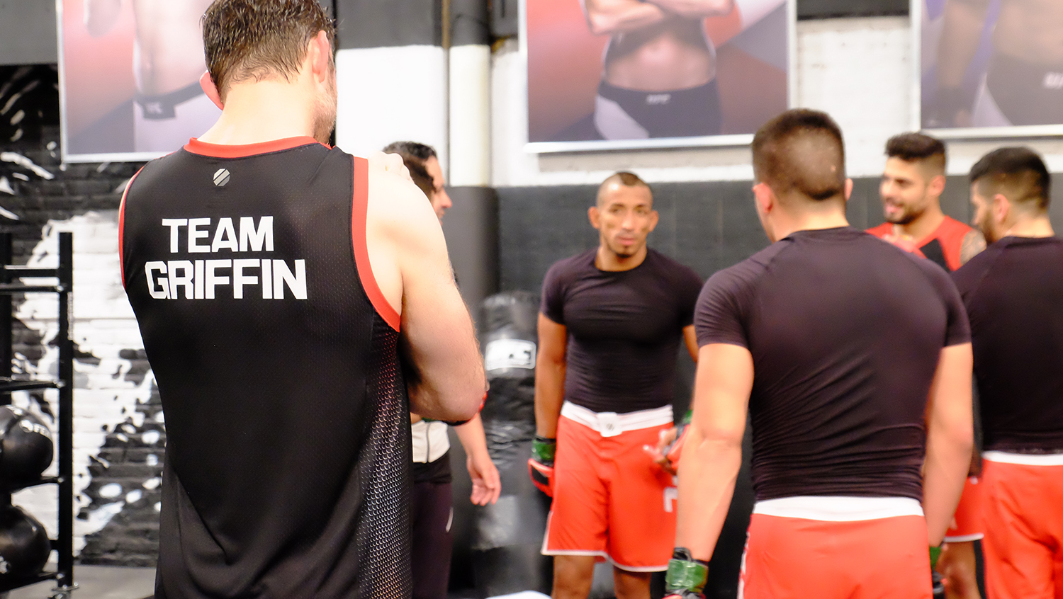 Forrest Griffins last day with the Ultimate Fighter LATAM team