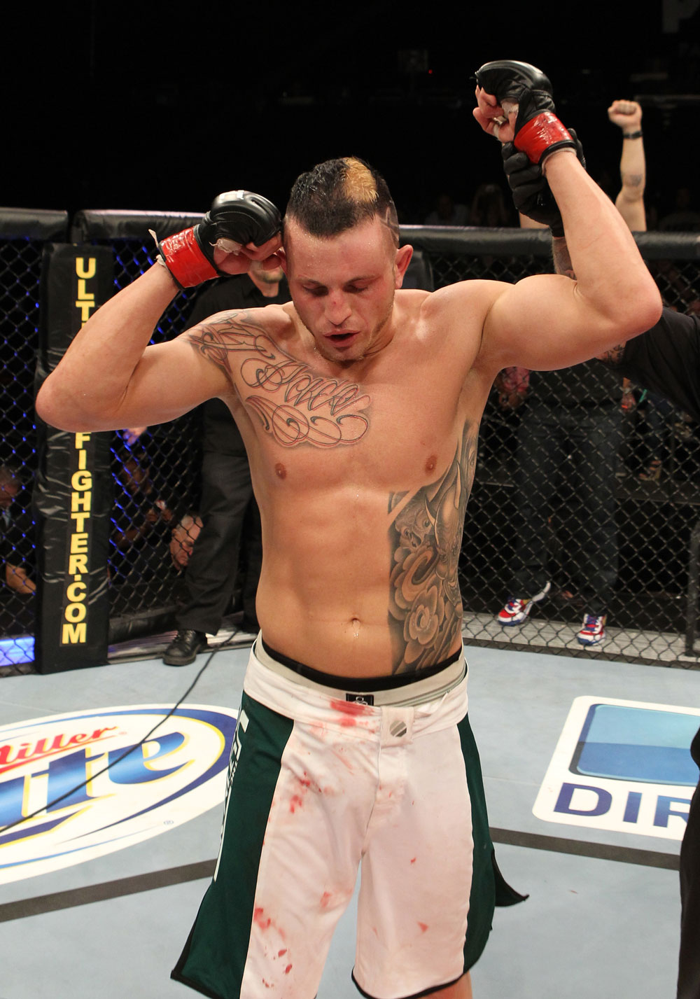 The Ultimate Fighter Season 13 Finale: Clay Harvison celebrates his win