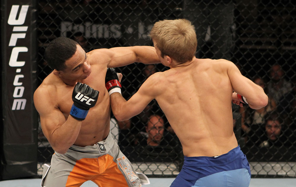 Dillashaw trades with Dodson Dillashaw trades with Dodson
