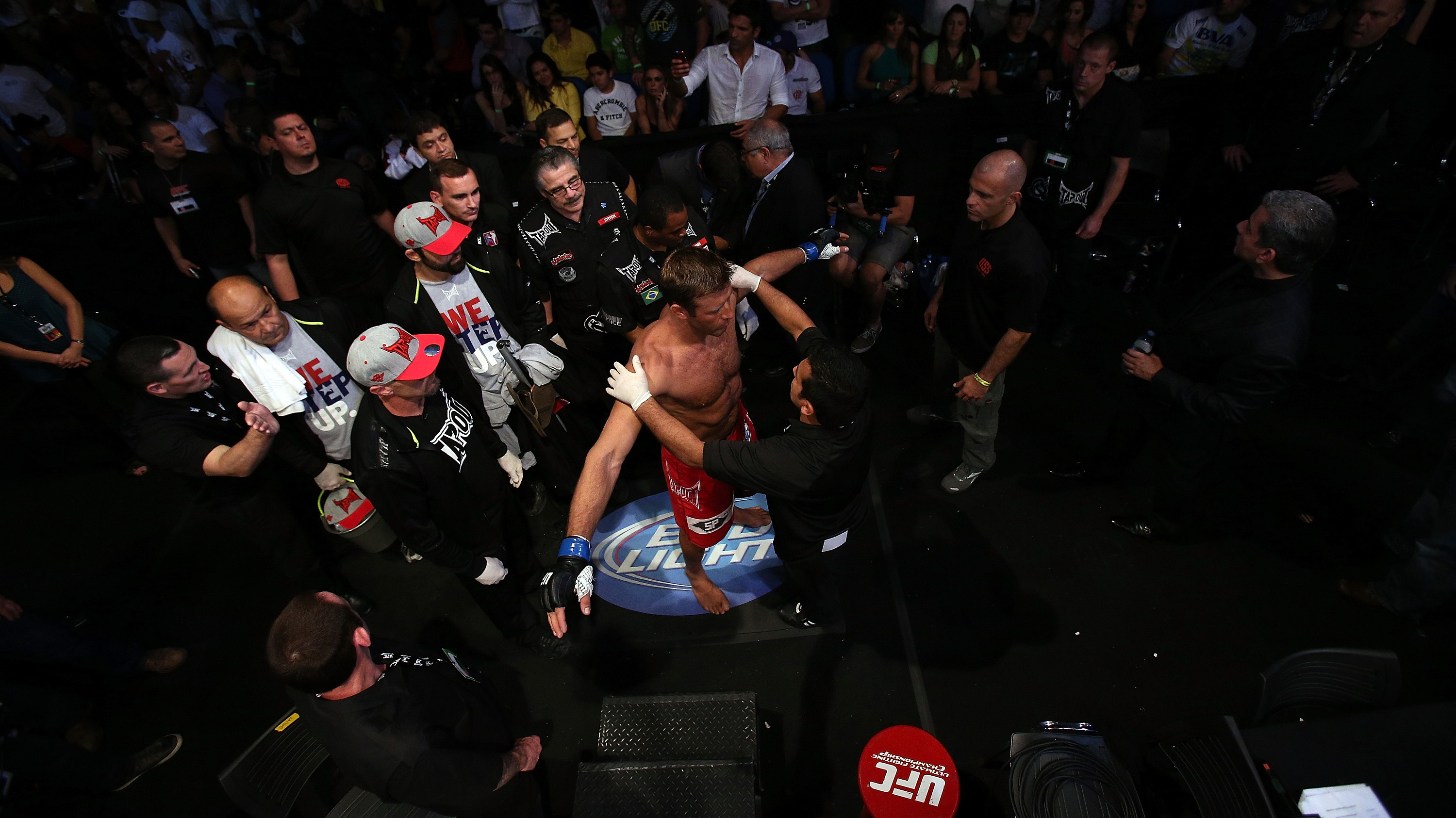 Bonnar always set the mood before his fights with his selection (Photo by Josh Hedges/Zuffa LLC/Zuffa LLC via Getty Images)