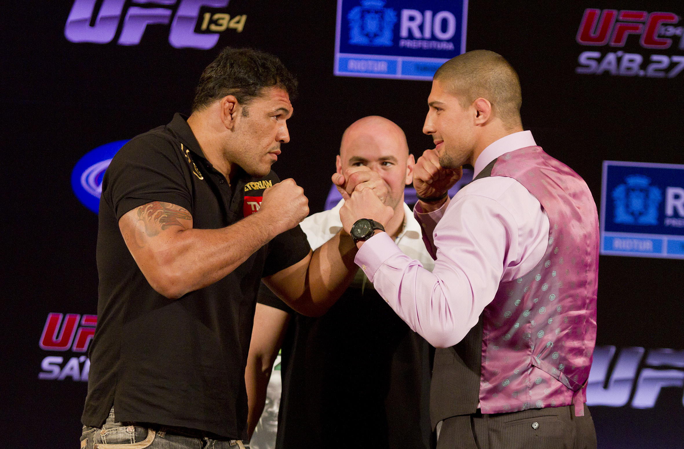 A heavyweight showdown between Brendan Schaub and Minotauro Nogueira