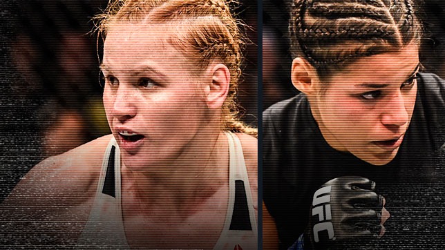 Valentina Shevchenko (left) faces Julianna Pena (right) in the main event of Fight Night Denver on Jan. 28.