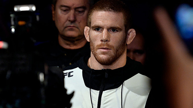 LAS VEGAS, NV - JULY 08: <a href='../fighter/andrew-holbrook'>Andrew Holbrook</a> prepares to enter the Octagon before his lightweight bout against <a href='../fighter/joaquim-silva'>Joaquim Silva</a> of Brazil during <a href='../event/The-Ultimate-Fighter-T-Rampage-vs-T-Forrest-Finale'><a href='../event/The-Ultimate-Fighter-Finale-Team-Nog-vs-Team-Mir'><a href='../event/The-Ultimate-Fighter-Team-Liddell-vs-Team-Ortiz-FINALE'><a href='../event/TUF13-finale'><a href='../event/the-ultimate-fighter-a-champion-will-be-crowned'>The Ultimate Fighter Finale </a></a></a></a></a>event at MGM Grand Garden Arena on July 8, 2016 in Las Vegas, Nevada. (Photo by Brandon Magnus/Zuffa LLC)“ align=“center“ />The voice on the other end of the phone is unmistakable – gravel and grit mixed with a Midwest twang that anyone who watched him sling leather and collect bonus checks in the Octagon knows as the distinct sound of welterweight veteran <a href=