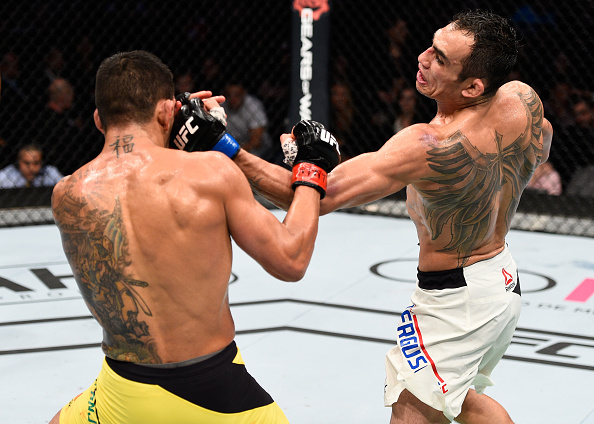 Tony Ferguson's win over Rafael Dos Anjos in Mexico Saturday was his ninth consecutive in the UFC's lightweight division