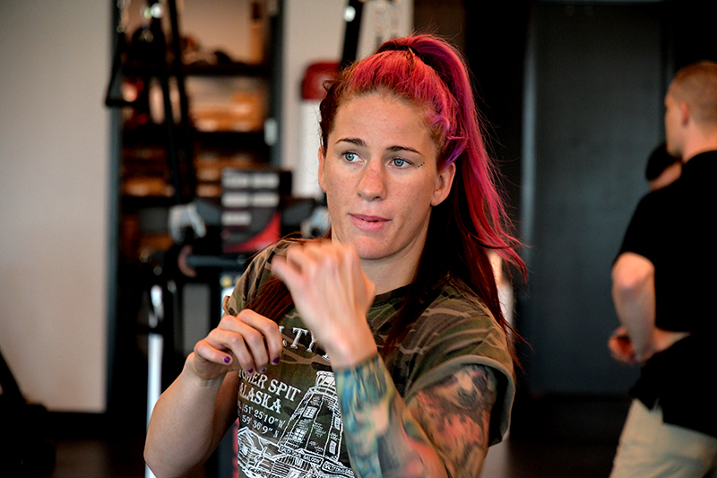 Galerie photos Gina Mazany s'entraîne à l'UFC Performance Institute