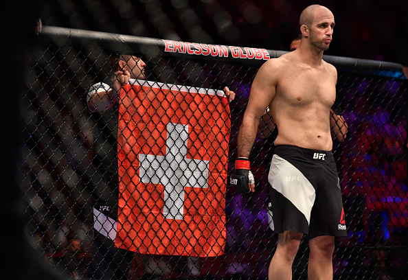 Volkan Oezdemir at UFC Fight Night on May 28, 2017 in Stockholm, Sweden. (Photo by Jeff Bottari/Zuffa LLC)
