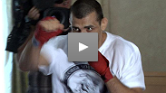 George Sotiropoulos puts it all together at open workouts Wednesday
