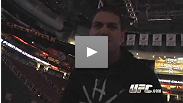 Warmup at UFC 111 -- the night's big stars acclimate to the Octagon