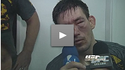 Demian Maia post-war -- broken nose, big heart and ready to do it all over again