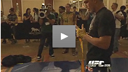 Escudero trains every day with a lightweight champ