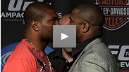 Rampage Jackson and Rashad Evans face-to-face at press conference