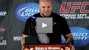 UFC President Dana White discusses the UFC's return to the Midwest, fighters having "off" nights, and the continued growth of MMA at the UFC 119 Pre Fight Press Conference.
