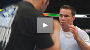 UFC 121's stars enter the cage in Anaheim, and Jake Shields takes his very first steps inside the Octagon.