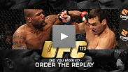 Finishes, grudges, old rivals, former champions and new faces - watch UFC 123 again at UFCLive.com.