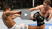 A battered Nik Lentz talks about Tyson Griffin's unique style and what he thinks about the controversial close decision.